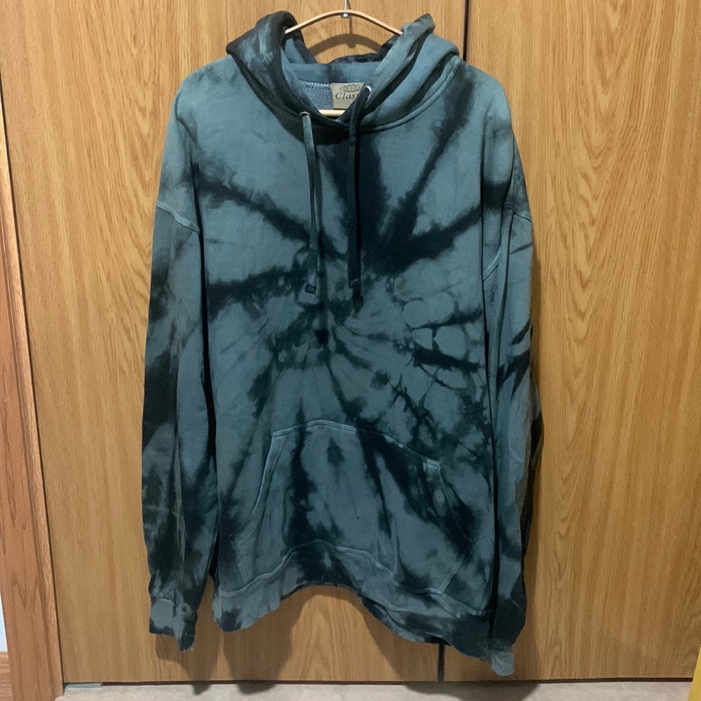 Color brand XL hoodie tie dye